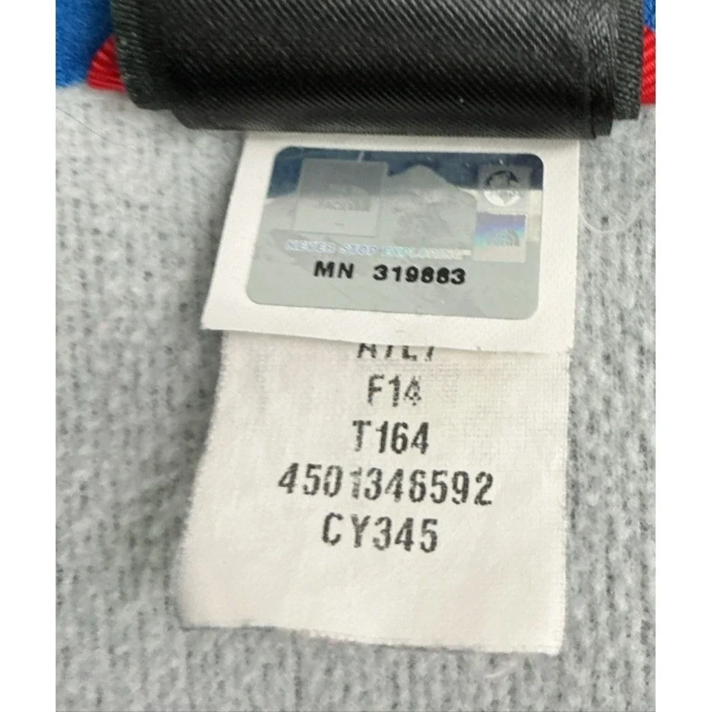 The North Face Canyonlands 1/2 Zip Pullover Fleece Jacket Mens Medium Gray Blue